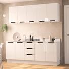 Cozinha Modulada 4 Peças sem Pia e Rodapé Maeena Politorno