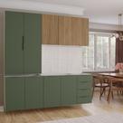 Cozinha Modulada 4 Peças sem Tampo 2 Aéreos 5 Portas e 2 Balcões Ipanema CabeCasa MadeiraOriginals Cozinha Modulada 4 Peças sem Tampo 2 Aéreos 5 Portas e 2 Balcões Ipanema CabeCasa MadeiraOriginals