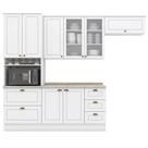 Cozinha Modulada 5 Pecas 272 Cm Ce171 Americana Branco Calcare Henn Branco Calcare