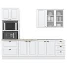 Cozinha Modulada 5 Pecas 272 cm CE377 Americana Branco Calcare Henn