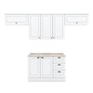 Cozinha Modulada 5 Peças Branco - Henn Cozinha Modulada 5 Peças Branco - Henn