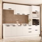 Cozinha Modulada 5 Peças com Tampo e Rodapé Maeena Politorno