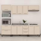 Cozinha Modulada 5 Peças sem Pia Amara Politorno Móveis