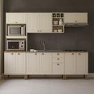 Cozinha Modulada 5 Peças sem Pia Tunisia Atualle Cozinha Modulada 5 Peças sem Pia Tunisia Atualle