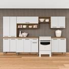 Cozinha Modulada 6 Peças 12 Portas Tieli Boreal/branco - M. Arapongas