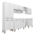 Cozinha Modulada 6 Peças 12 Portas Tieli Branco - M. Arapongas