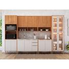 Cozinha Modulada 6 Peças sem Pia em MDF Divina MGM Móveis