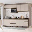 Cozinha Modulada 7 Peças com Tampo em MDF Connect Henn
