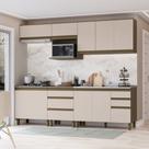 Cozinha Modulada 7 Peças sem Pia em MDF Connect Henn