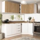 Cozinha Modulada 8 Peças 3 Aéreos 3 Balcões Adega e Toalheiro Ipanema CabeCasa MadeiraOriginals