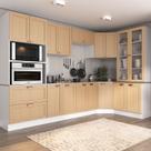 Cozinha Modulada 9 Peças com Tampo 1 Torre 4 Aéreos 4 Balcões Arizona CabeCasa MadeiraOriginals Cozinha Modulada 9 Peças com Tampo 1 Torre 4 Aéreos 4 Balcões Arizona CabeCasa MadeiraOriginals
