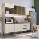 Cozinha Modulada Americana 6 peças Greta Crema Megasul