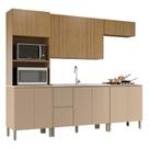 Cozinha Modulada Art 5 Peças Composição 8 Freijó Vanilla Riscatto Kits Paraná