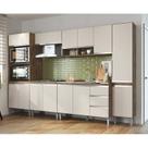 Cozinha Modulada Athena 6 Peças 2 Balcões 2 Armários Torre Quente e Paneleiro