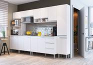 Cozinha Modulada ATHENA - 6 Peças Completa 13 PT 3 GV Branco - MEGASUL Cozinha Modulada ATHENA - 6 Peças Completa 13 PT 3 GV Branco - MEGASUL
