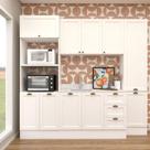 Cozinha Modulada Aurora 235cm Clássica Completa Provençal