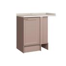 Cozinha Modulada Carraro Malta Balcão c/ Tampo Malta 2630 Canto Reto c/ 1 Porta 94cm Duna-Carraro