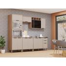 Cozinha Modulada Compacta 5 Peças com Espaço para Forno e Micro-ondas sem Tampo Aspen Luciane Móveis