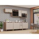 Cozinha Modulada Compacta 6 Peças com Tampo Aspen Luciane Móveis