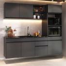 Cozinha Modulada Compacta Suspensa 211,5cm Milano Multimóveis MP2410