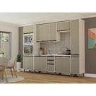 Cozinha Modulada Completa 6 Peças Sem Tampo Linea Luciane Mó Pátina Ff-mocca Laca Cozinha Modulada Completa 6 Peças Sem Tampo Linea Luciane Mó Pátina Ff-mocca Laca
