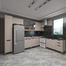 Cozinha Modulada Completa 8 Peças Paneleiro e Aéreo com Vidro e Tampos Reflecta Stylo Luciane Móveis Cozinha Modulada Completa 8 Peças Paneleiro e Aéreo com Vidro e Tampos Reflecta Stylo Luciane Móveis