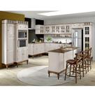 Cozinha Modulada Completa de Madeira Hannover - Off White