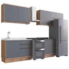 Cozinha Modulada Completa Herval Ten, 100% MDF 6 Peças, 280 cm Cozinha Modulada Completa Herval Ten, 100% MDF 6 Peças, 280 cm