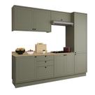 Cozinha Modulada Completa Herval Viana, 5 Peças, Verde Hill