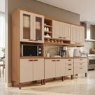 Cozinha Modulada Completa Moveis Home 100 MDF 10 Portas e 6 Gavetas Cozinha Modulada Completa Moveis Home 100 MDF 10 Portas e 6 Gavetas
