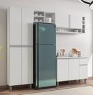 Cozinha Modulada Completa Vanessa Com 9 Portas Branco AJL