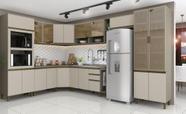 Cozinha Modulada Conect com 11 Peças Duna/Cristal - Henn