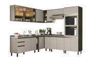 Cozinha Modulada Conect com 11 Peças Duna/Cristal - Henn