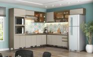 Cozinha Modulada Conect com 8 Peças Duna/Cristal - Henn