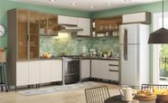 Cozinha Modulada Conect com 8 Peças Duna/Cristal - Henn