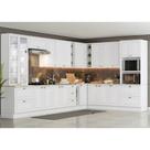Cozinha Modulada de Canto 13 peças 20 Portas 7 Gavetas Americana Henn - Branco/Calcare