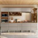 Cozinha Modulada Demartêz Proença MDF com Vidro Reflecta Cozinha Modulada Demartêz Proença MDF com Vidro Reflecta