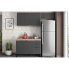 Cozinha Modulada Demóbile 3 Peças Firenze C3P51 Avena/Grafito
