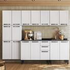 Cozinha Modulada em Aço 5 Peças 16 Portas 2 Gavetas Florença Itatiaia Cozinha Modulada em Aço 5 Peças 16 Portas 2 Gavetas Florença Itatiaia