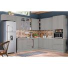 Cozinha Modulada Henn Americana Henn 16 Peças C5P33 Cinza