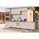 Cozinha Modulada Henn Connect Henn 7 Peças C5P96 Duna/Cristal