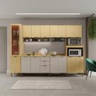 Cozinha Modulada Ibiza 6 Peças 16 Portas 2 Gavetas 2 Balcões com Tampo Cozinha Modulada Ibiza 6 Peças 16 Portas 2 Gavetas 2 Balcões com Tampo