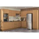 Cozinha Modulada Kappesberg Ciela Ciela 14 Peças (5Aéreos+4Balcões+2Paneleiros+3Complementos) C14P80 Canela - Kappesberg
