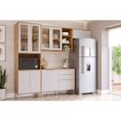 Cozinha Modulada MGM 4 Peças Brilhante C4P256 Cinamomo/Off
