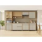 Cozinha Modulada Nesher Condessa Nesher 7 Peças Condessa CZ437 Carv/Greige Cozinha Modulada Nesher Condessa Nesher 7 Peças Condessa CZ437 Carv/Greige