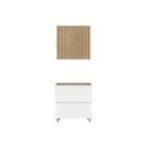 Cozinha Modulada Nesher Rainha Nesher 2 Peças CZ423 Branca/Nature Cozinha Modulada Nesher Rainha Nesher 2 Peças CZ423 Branca/Nature