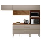 Cozinha Modulada Proença 4 Peças Balcão 120cm com Tampo em MDF - Demartêz