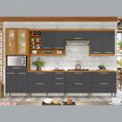 Cozinha Modular Burguesa Premium 07 Peças em MDF Nesher