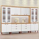 Cozinha Praga Modulada Composta por 06 módulos 100 MDF com Paneleiros e Balcões Cozinha Praga Modulada Composta por 06 módulos 100 MDF com Paneleiros e Balcões