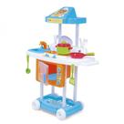 Cozinha Riva Mr Chef Azul com Microondas Completa, 1301